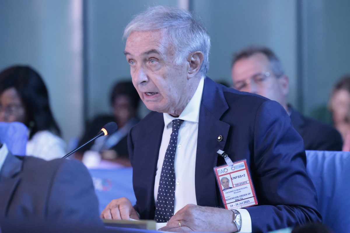 Grand Chancellor speaks at FAO Food Systems Summit 2023