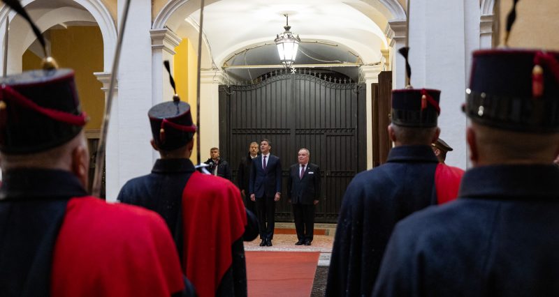 El presidente de Paraguay, recibido por el Gran Maestre de la Soberana Orden de Malta